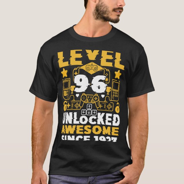 Level 5 Unlocked Awesome Since 2018 T-Shirt (Front)