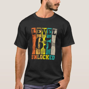 Level 65 Unlocked 65th Birthday Gaming Gamer Boys T-Shirt