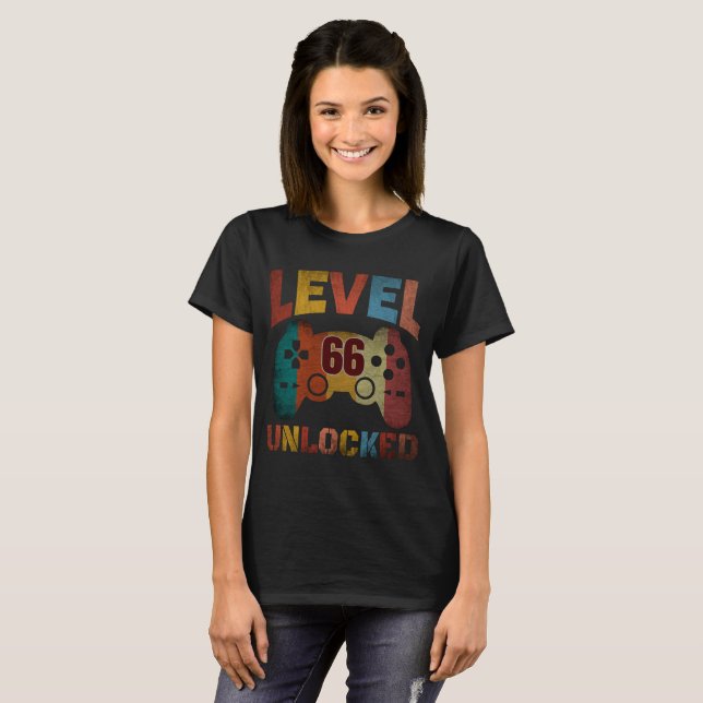 LEVEL 66 UNLOCKED  T-Shirt (Front Full)
