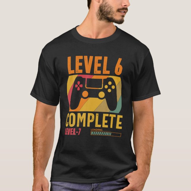 Level 6 Complete 6 Anniversary Funny 6Th Wedding A T-Shirt (Front)