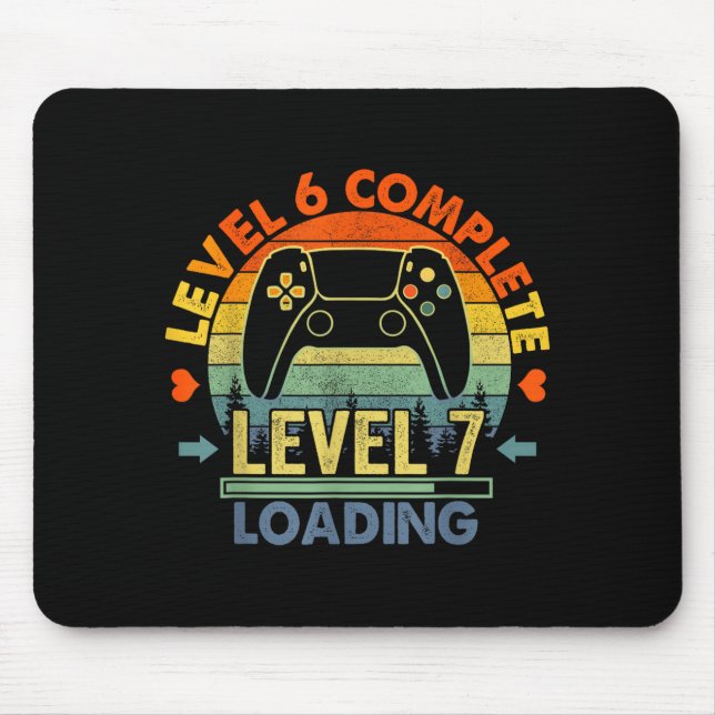 Level 6 Complete 6 Anniversary Gift 6th Wedding An Mouse Mat (Front)