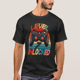 Level 7 Birthday Boy 7 Year Old Video Games Gaming T-Shirt