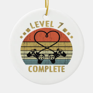 Level 7 Complete - 7th Wedding Anniversary Gift Vi Ceramic Tree Decoration