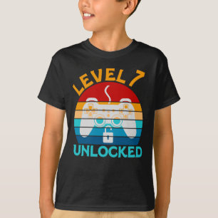 Level 7 Unlocked Birthday T-Shirt