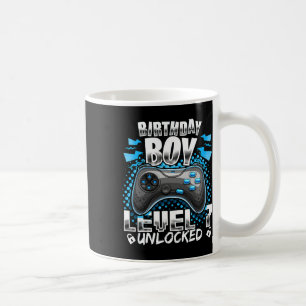 Level 7 Unlocked Video Game 7th Birthday Gamer Gif Coffee Mug