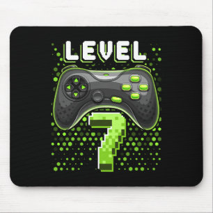 Level 7 Video Game Controller 7th Birthday Gamer G Mouse Mat