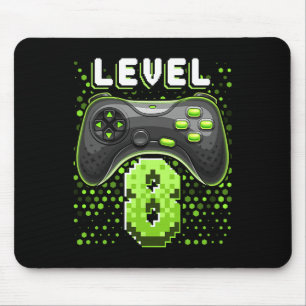 Level 8 Video Game Controller 8th Birthday Gamer G Mouse Mat