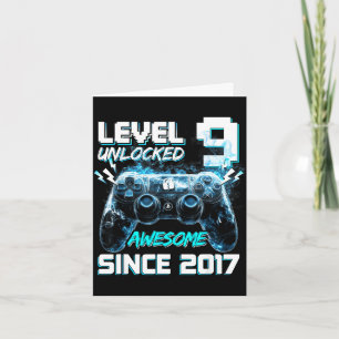 Level 9 unlocked awesome 2017 video game 9th card