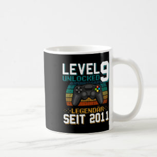 Level 9 Unlocked Awesome Since 2013 9th Birthday G Coffee Mug