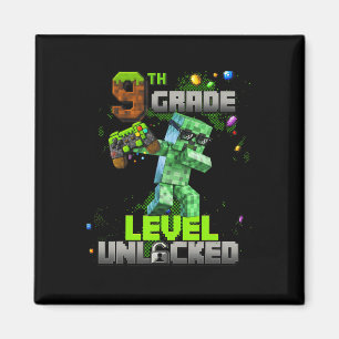Level 9 Unlocked Awesome Since 2016 Birthday Boy P Magnet