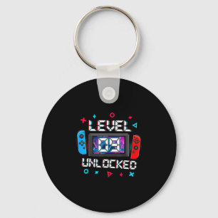 Level 9 Unlocked Gamer 9th Birthday Gift Video Gam Key Ring
