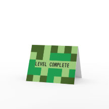 Level Complete Gamer's Thank You Card