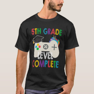 Level Complete Happy Last Day Of 5th Grade Graduat T-Shirt