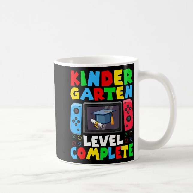 Level Complete Last Day Of School Graduate Boys  Coffee Mug (Right)