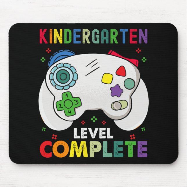Level Complete Last Day Of School Graduation  Mouse Mat (Front)