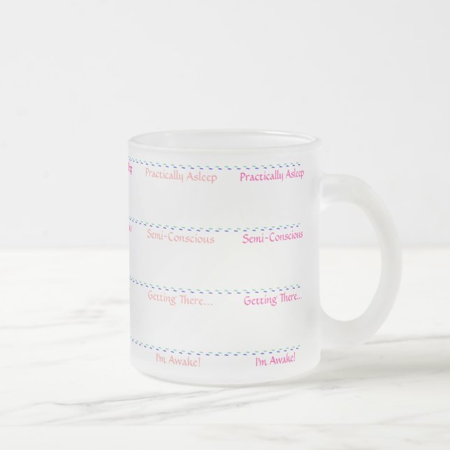 Level of Consciousness Frosted Mug (Right)