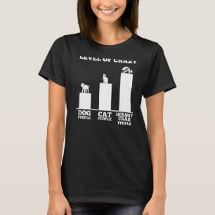 Level Of Crazy Hermit Crab Outfit Shellfish Aquacu T-Shirt