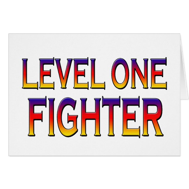 Level one fighter (Front Horizontal)