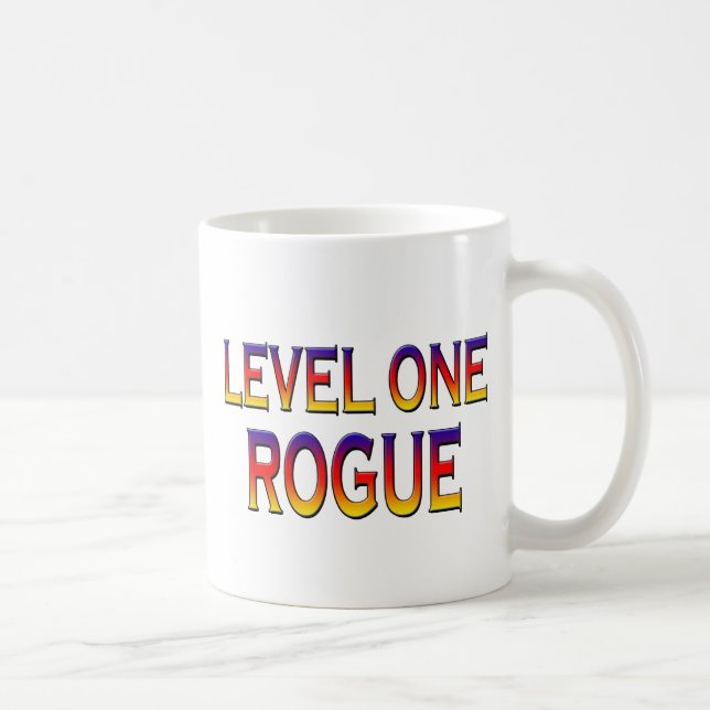 Level one rogue coffee mug (Right)
