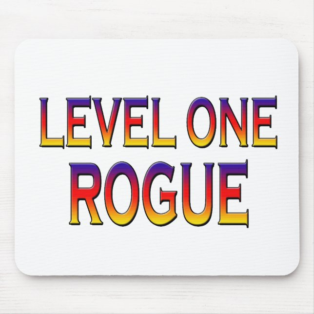 Level one rogue mouse mat (Front)