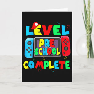 Level Preschool Complete Last Day Of School Video Card