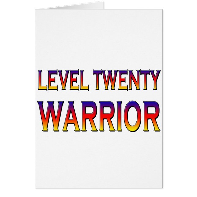 Level twenty warrior (Front)