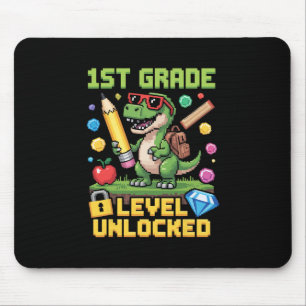 Level Unlocked 1st Grade Dinosaur Ck To School Gam Mouse Mat