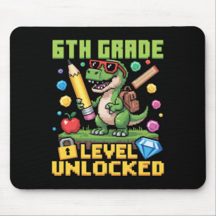 Level Unlocked 6th Grade Dinosaur Ck To School Gam Mouse Mat