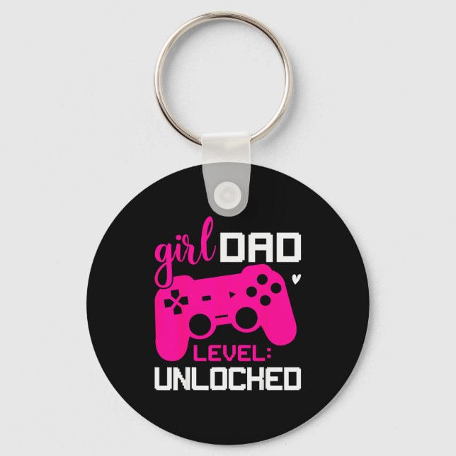 Level_ Unlocked New For Hostal  Key Ring (Front)