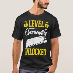 Level Unlocked Overbending Harmonica Player T-Shirt