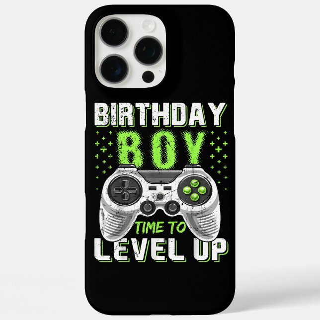 Level Up Birthday Boy Video Game Case-Mate iPhone Case (Back)