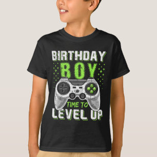 Level Up Birthday Boy Video Game - Clic Fit1 T-Shirt