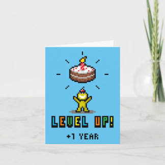 Level Up! Birthday Card