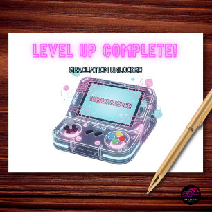 Level Up Complete Graduation Congratulations Card