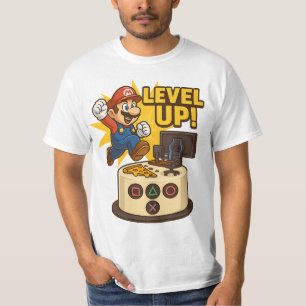 “Level Up – Gamer Birthday T-Shirt” T-Shirt