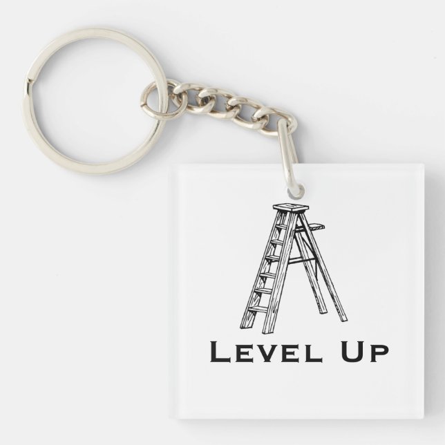 Level Up  Key Ring (Front)