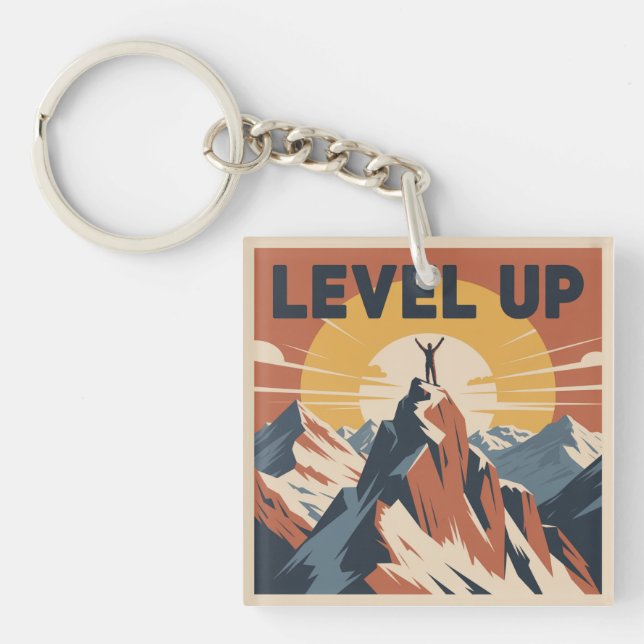 Level Up Key Ring (Front)