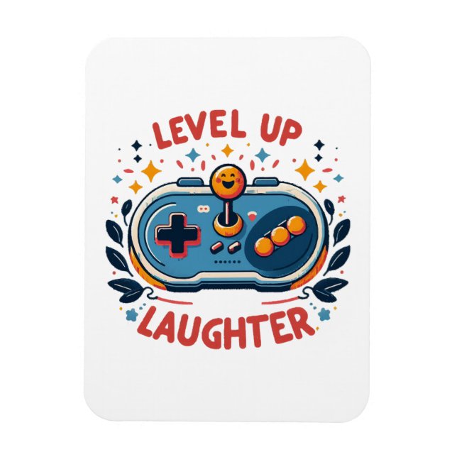 level up laughter magnet (Vertical)