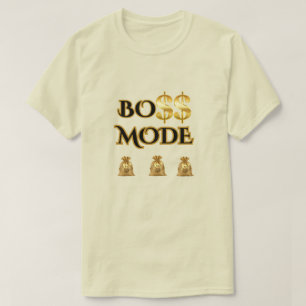 LEVEL UP! NATURAL GRAPHIC BOSS MODE MEN'S T-Shirt