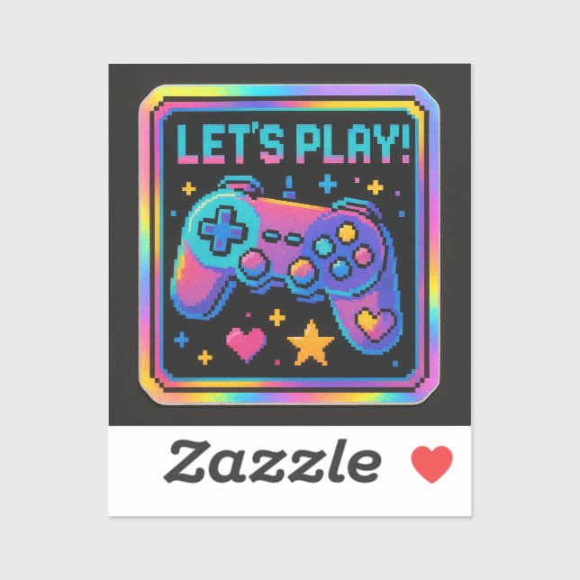 LEVEL UP Pixel Art Gamer Badge (Sheet)