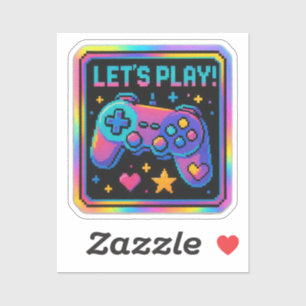 LEVEL UP Pixel Art Gamer Badge