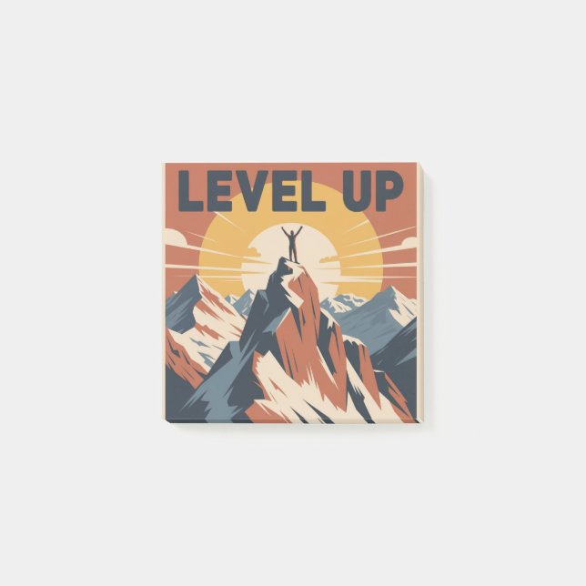 Level Up Post-it Notes (Front)
