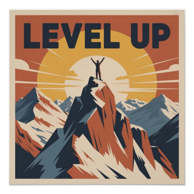 Level Up Poster (Front)
