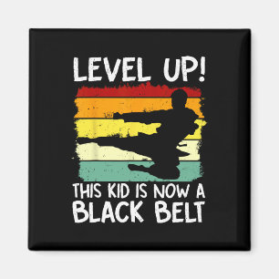Level Up This Kid Is Now A Black Belt Karate Marti Magnet
