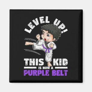 Level Up This Kid Is Now A Purple Belt Karate Mart Magnet