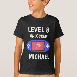 Level Up Video Game Controller Birthday Kids T-Shirt