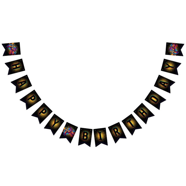 Level Up Video Game Controller Bunting (All)