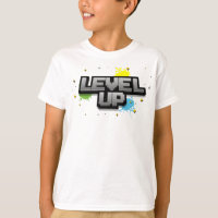 Level Up! Video Pixel Art Birthday T-Shirt