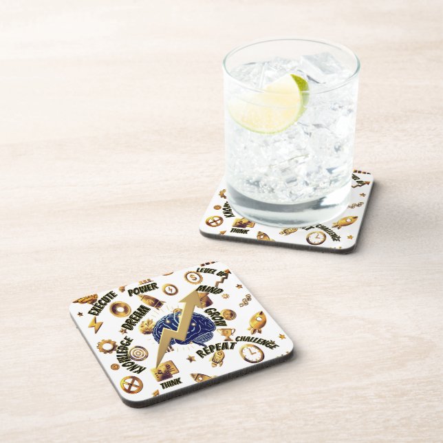 Level Up Your Desk Vibe Coasters (Right Side)