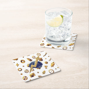 Level Up Your Desk Vibe – Motivational Coasters